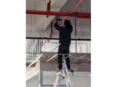 佛山工厂消防施工现场